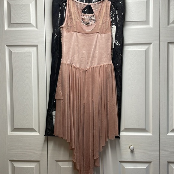 Adult Tank High-Low Mesh Lyrical Dress - Picture 4 of 8